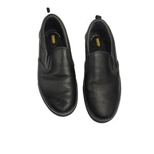 Tredsafe Black Slip-On Shoes